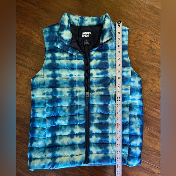 Like New Lands’ End Kids Quilted Puffer Vest Size Large - Picture 9 of 9